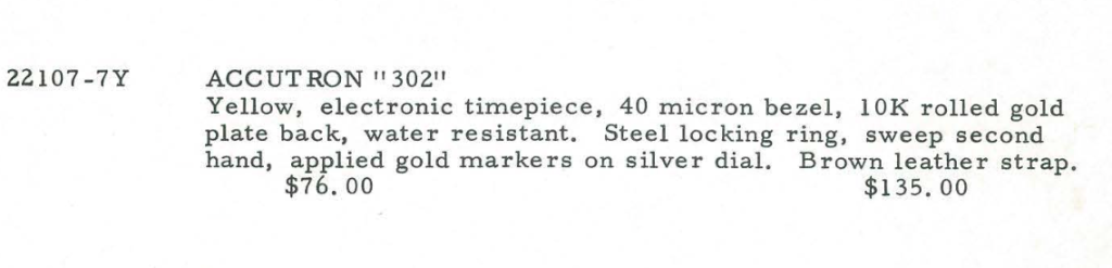 Accutron 302