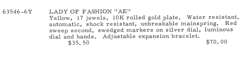 Lady of Fashion "AE"