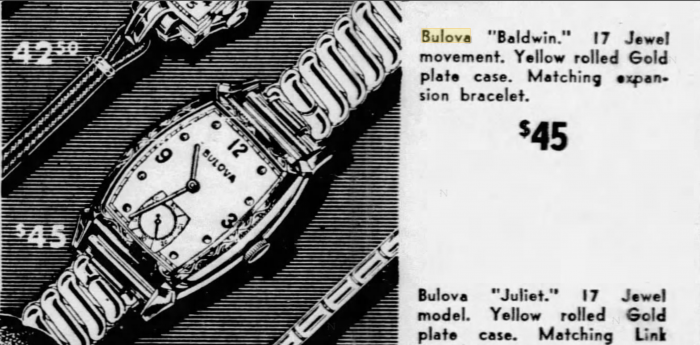 1946 Bulova Baldwin