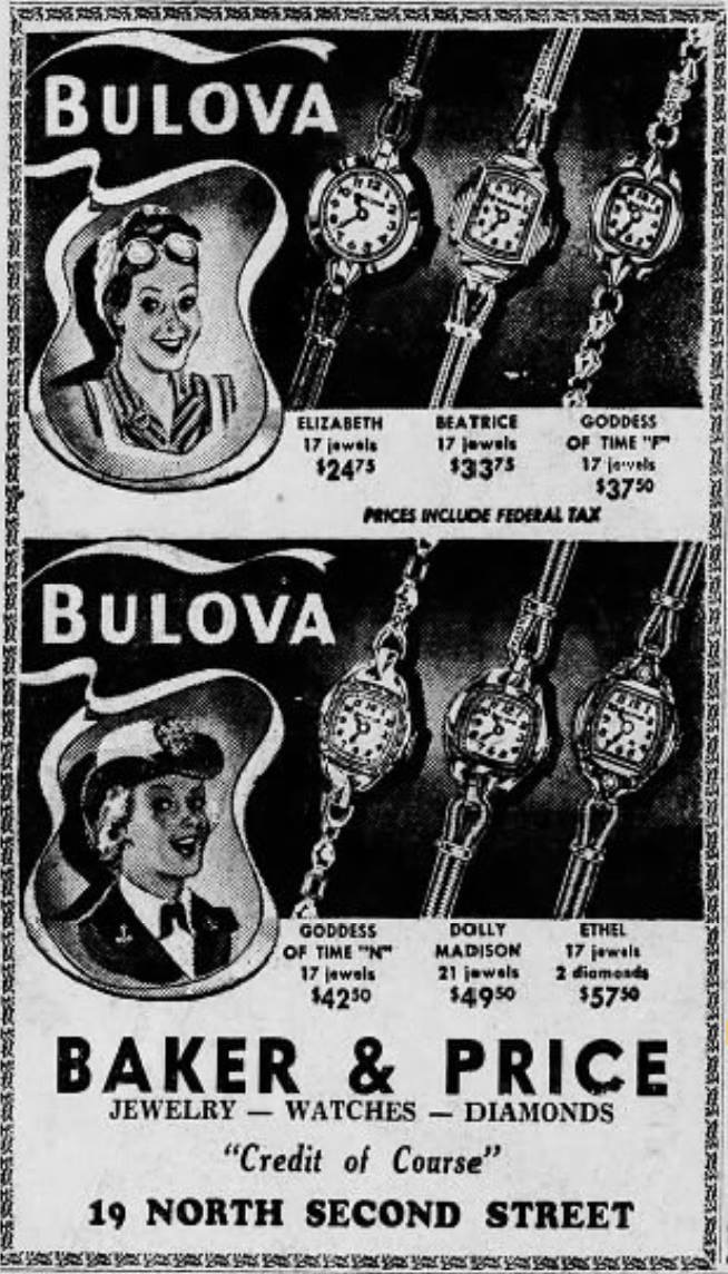 Bulova Dolly Madison