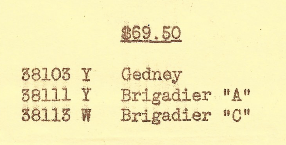 1953 price guide