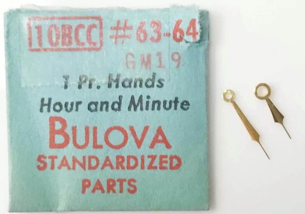 10BCC 1 pt. Hands Hour & Minute