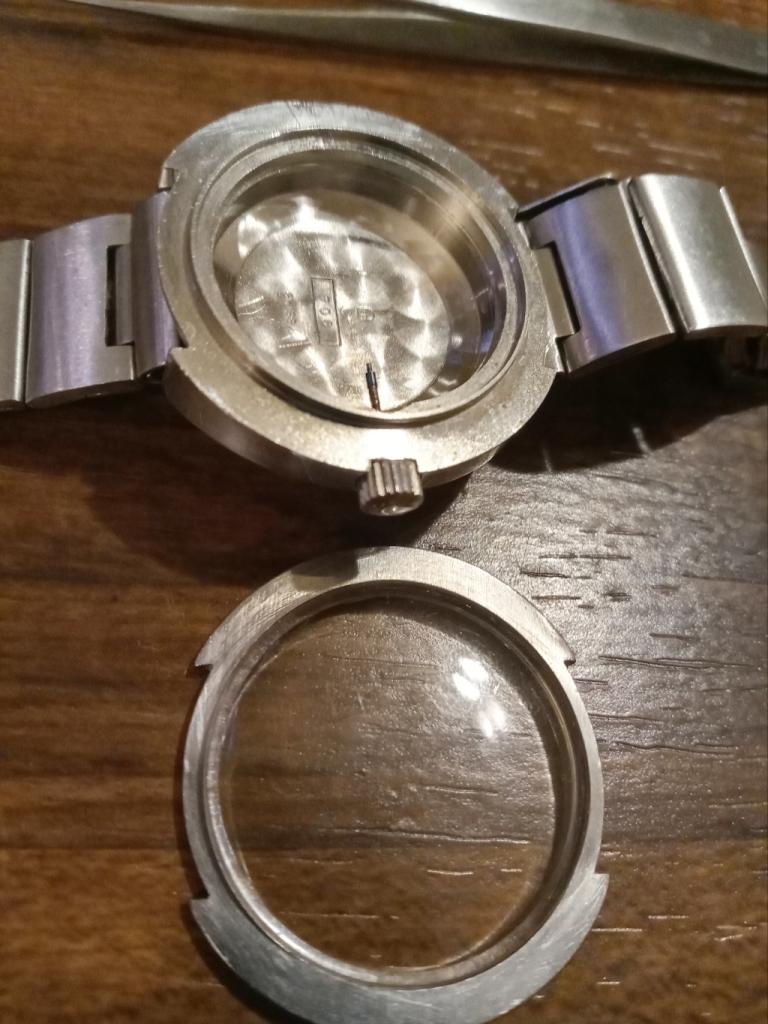 Bulova dive watch opened