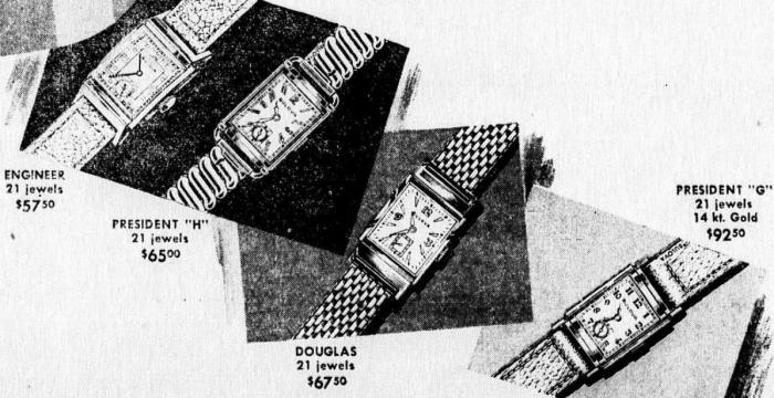 1944 Bulova President "G"