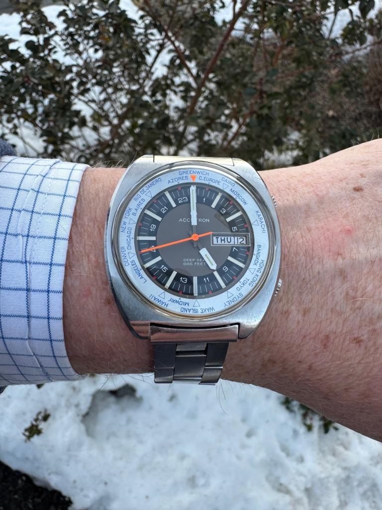 Watch on wrist with OG bracelet