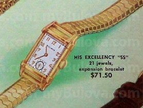 1947 Bulova His excellency "SS"