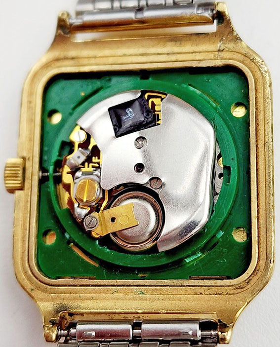 Movement of a 1977 Bulova Accutron Quartz