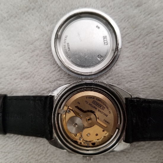 Movement and inside case back