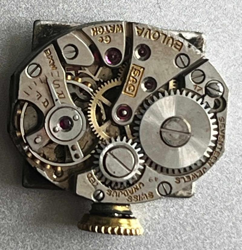 Back of Bulova watch