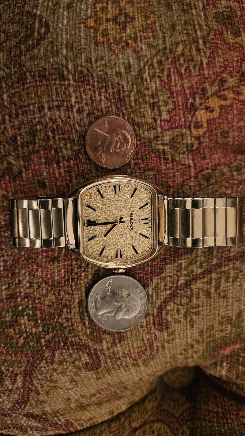 watch with coins