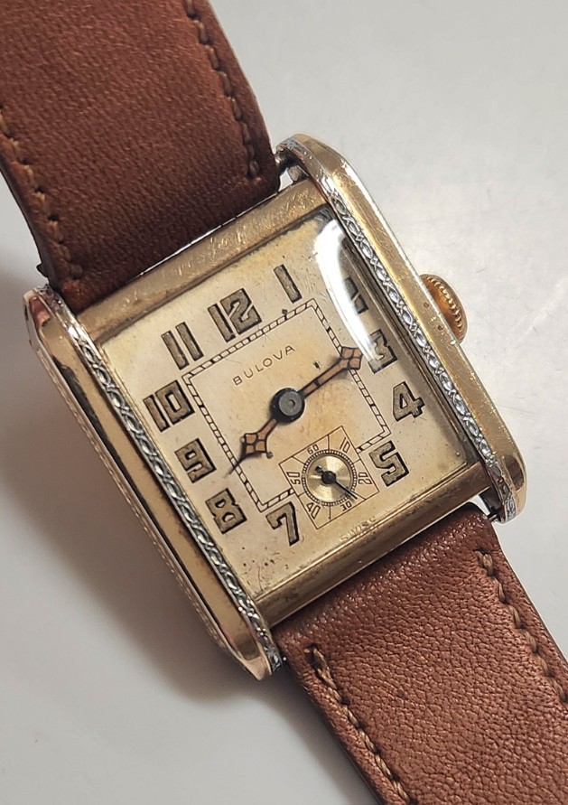 1930 Bulova Mens Two 2Tone 11-26-24L