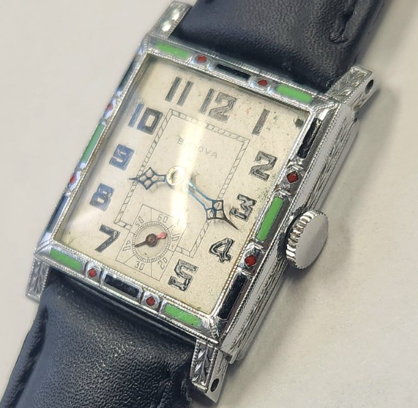 1929 Bulova Unknown Enamel 1-7-25 R