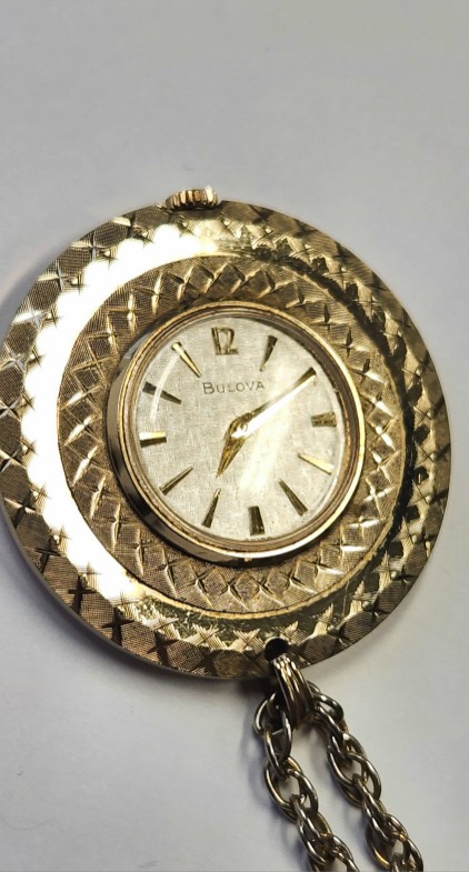 1969 Bulova Pendant 1-8-25 L