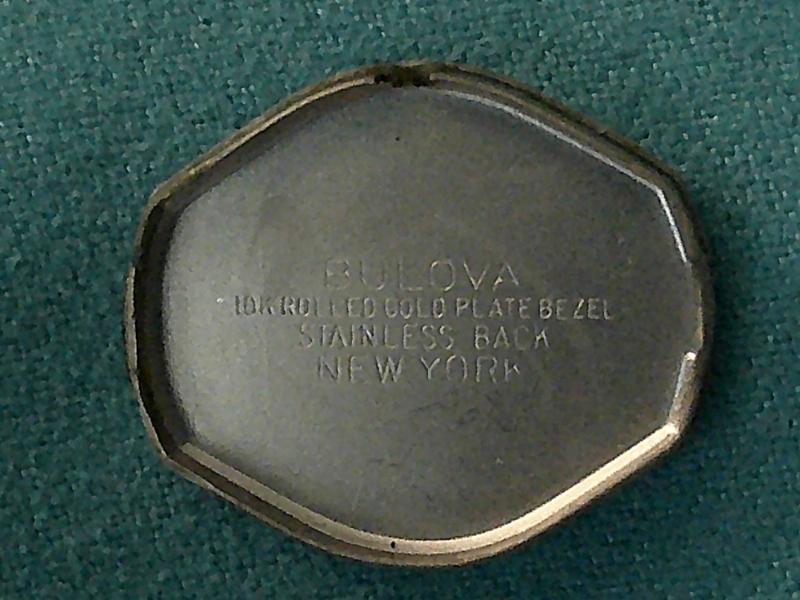 Inside of watch case back