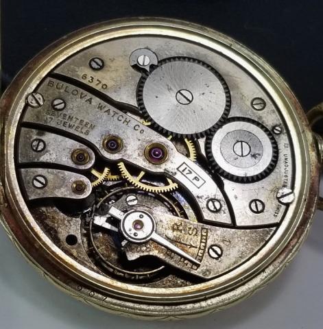 1927 Bulova Model 470 Pocket Watch