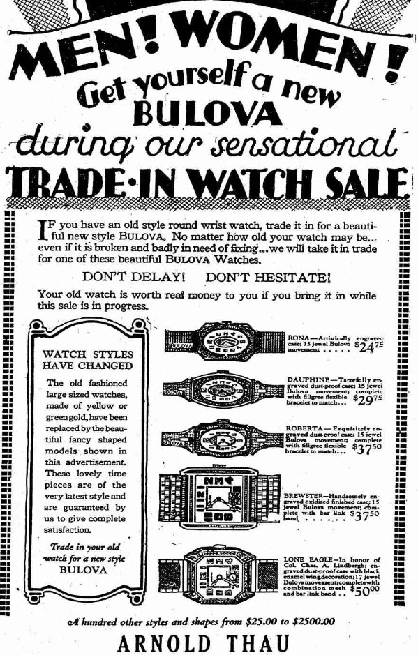 1929 Bulova ad