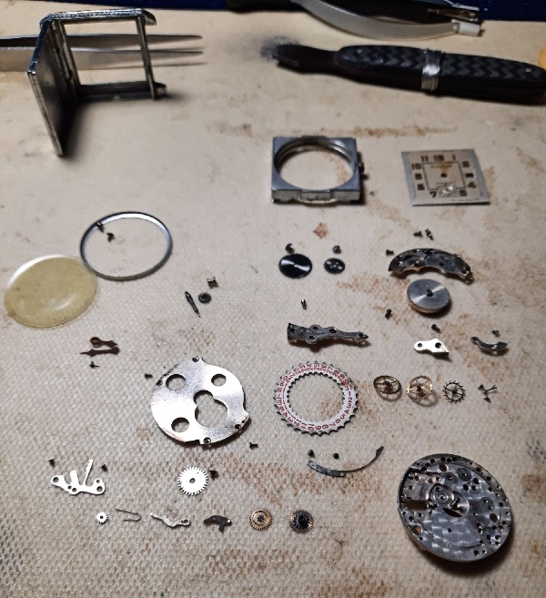1932 Bulova 10AC Calendar watch 10AC Movement restoration