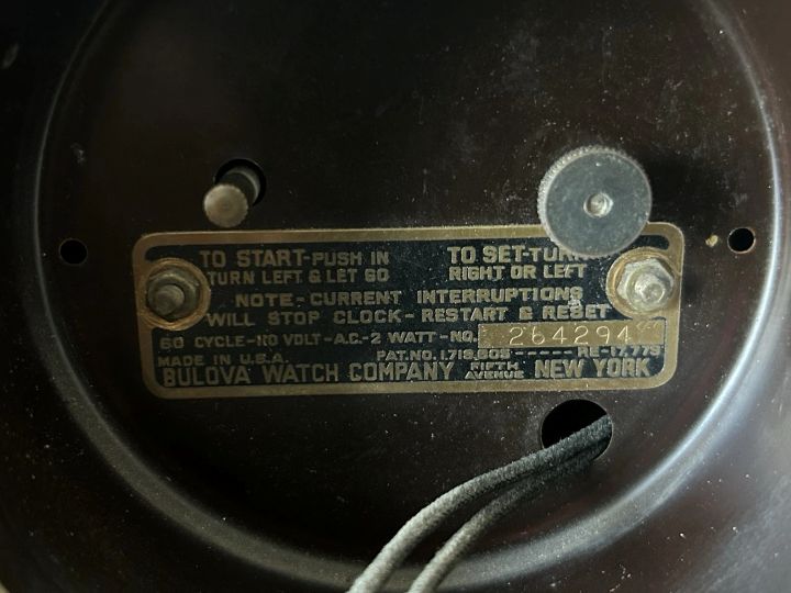 1931 Bulova Notre Dame Clock