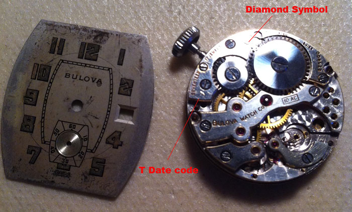 1932 Bulova 10AC Calendar watch