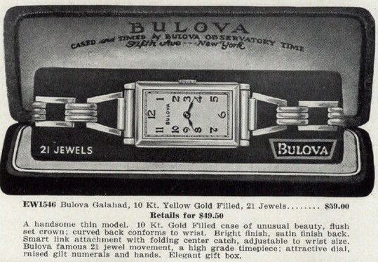 Bulova Watch advert