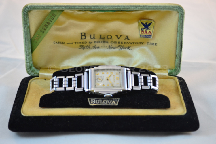 Geoffrey Baker 1935 Bulova Senator 5 watch 5/27/2023