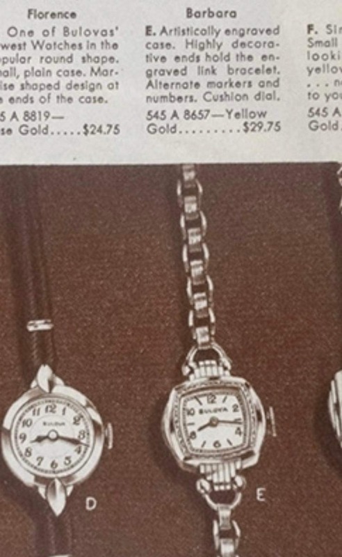 1938 Bulova Barbara ad