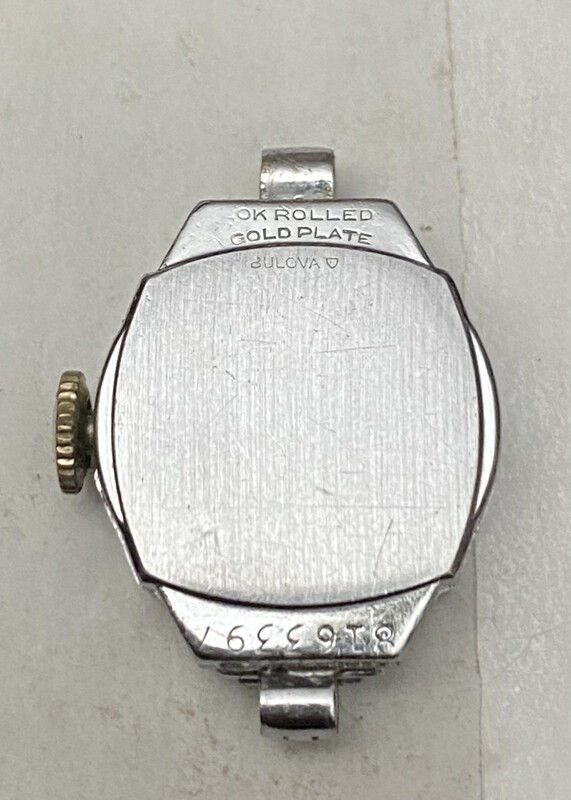 1938 Bulova Barbara case back SN 8163397