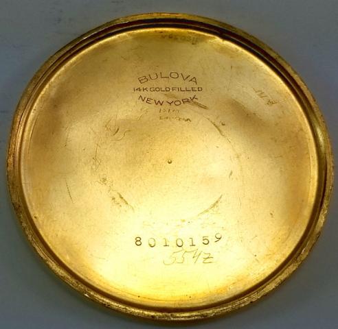 1939 Bulova Pocket Watch