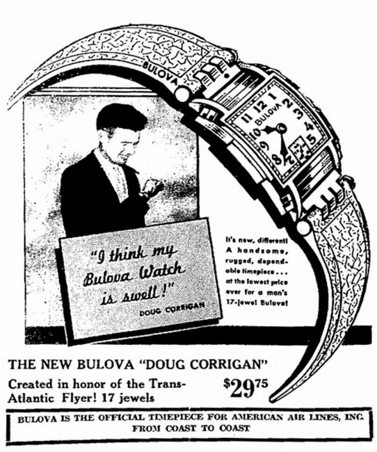Bulova Watch advert