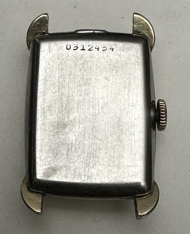 1940 Bulova Senator case back