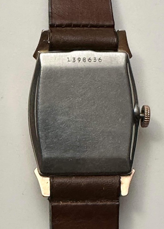 1941 Bulova Lieutenant case back