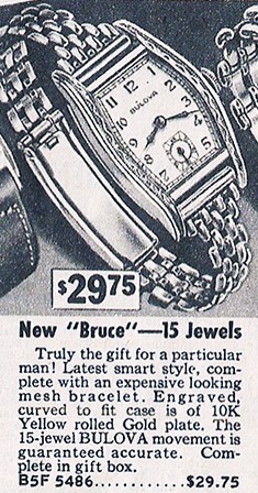 Bulova Watch advert
