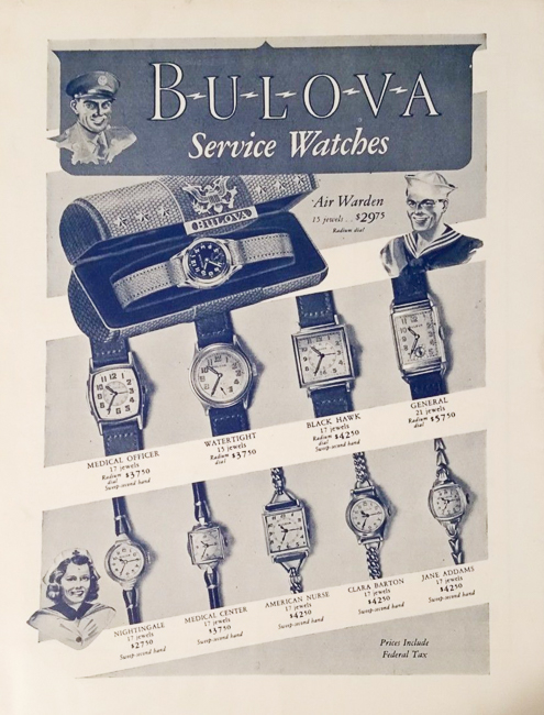 Bulova Watch advert