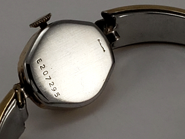 1944 Bulova Goddess of Time Back