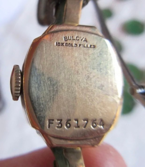 1945 Bulova Barbara case back SN F361764