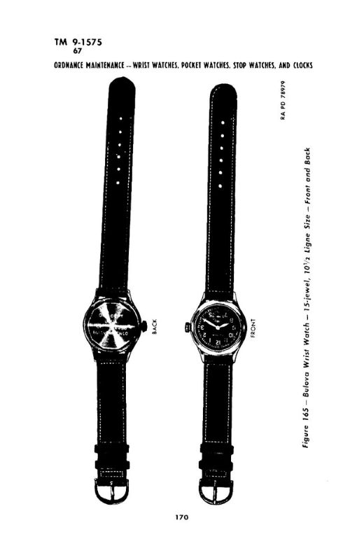 1945 Bulova Military issue 10AK