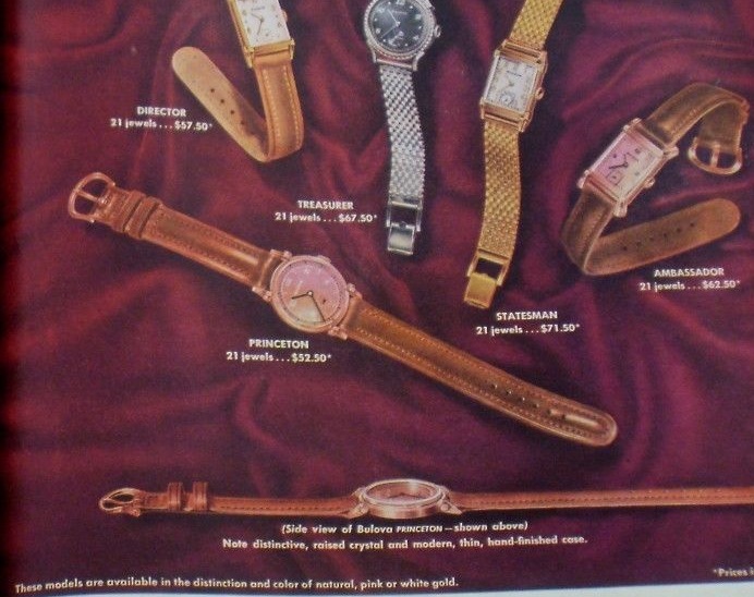 Bulova Watch advert