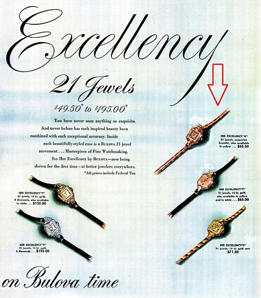 Bulova Watch advert