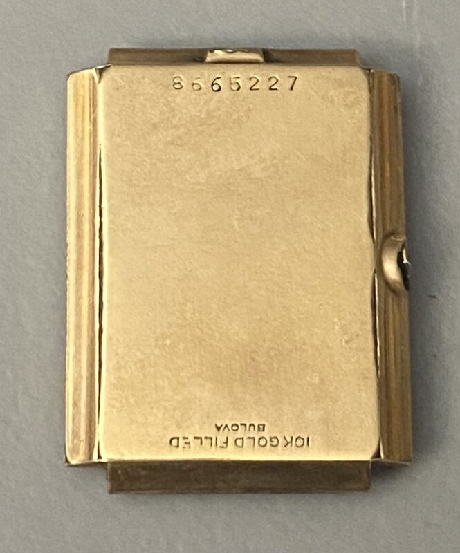 1948 Bulova His Excellency “UU” case back SN 8665527