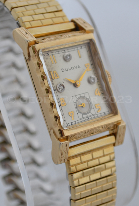 Geoffrey Baker 1949 Bulova 2 Tuxedo Watch 6/4/2023