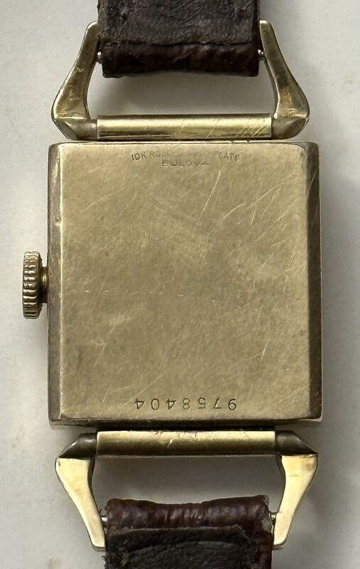 1949 Bulova Conrad case back