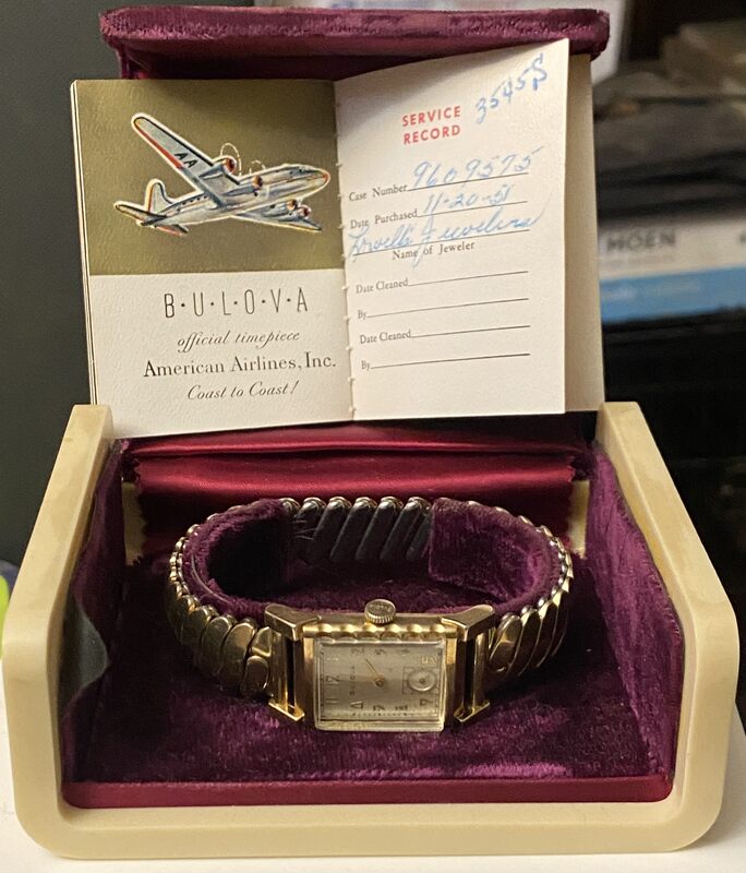 1949 Bulova His Excellency “LL” presentation box