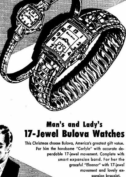Bulova Watch advert