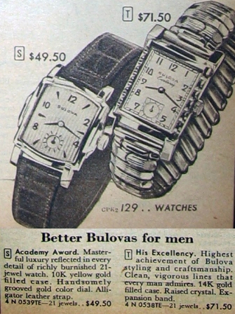 Bulova Watch advert