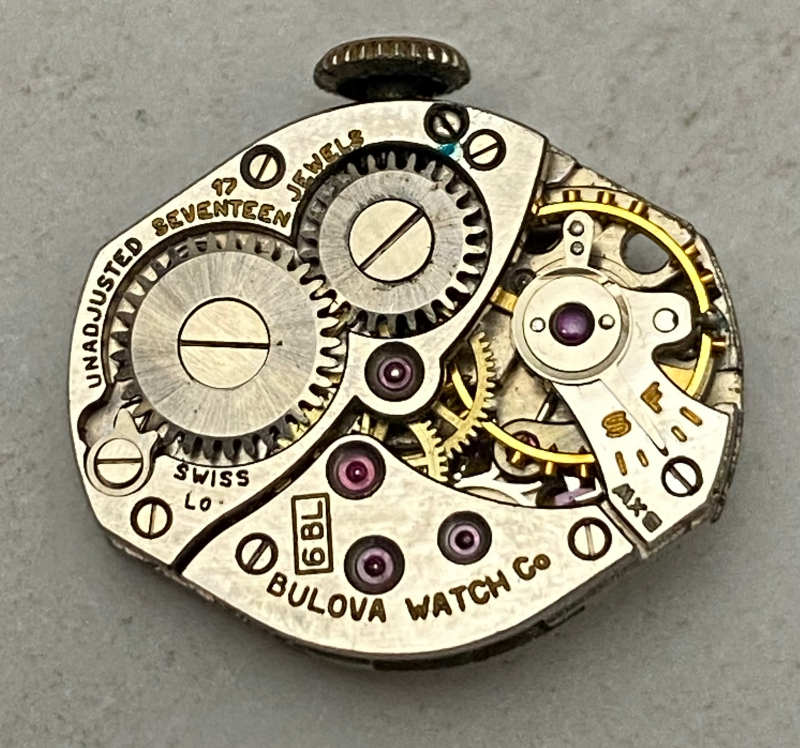 1951 Bulova Miss America “C” 6BL L0 movement