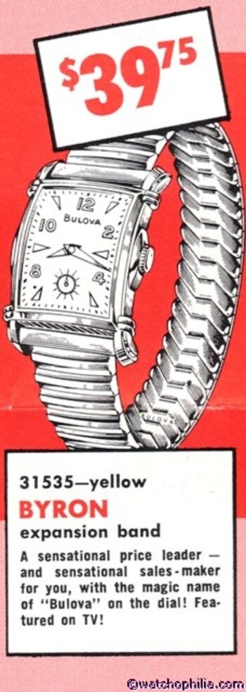 1952 Bulova Byron ad