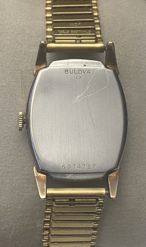 1952 Bulova case back