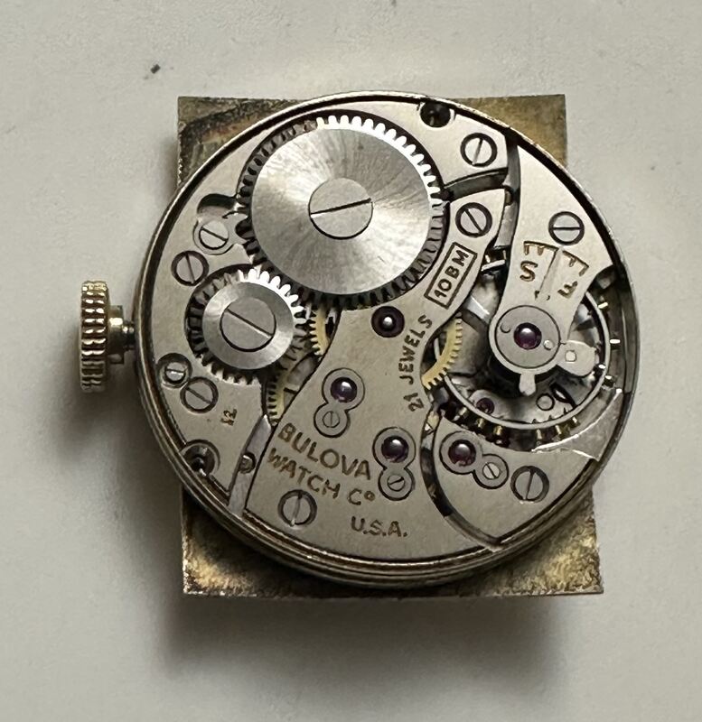 1953 Bulova President movement