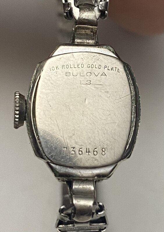 1953 Bulova case back