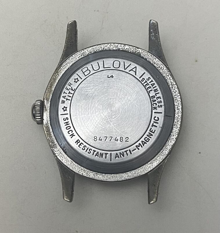 1954 Bulova Seabee case back